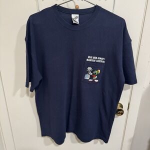 Vintage Marvin The Martian Pocket Shirt "Real Men Always Maintain Control" Large